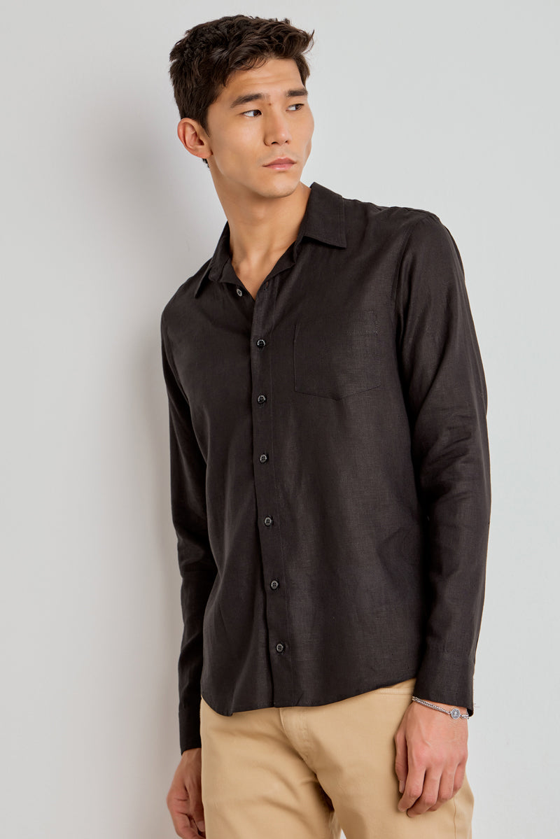 CAMISA MANGA LONGA LINHO MASC
