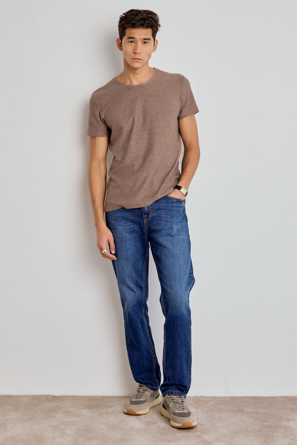 CALÇA JAKE MASCULINA STRAIGHT JEANS ESCURO