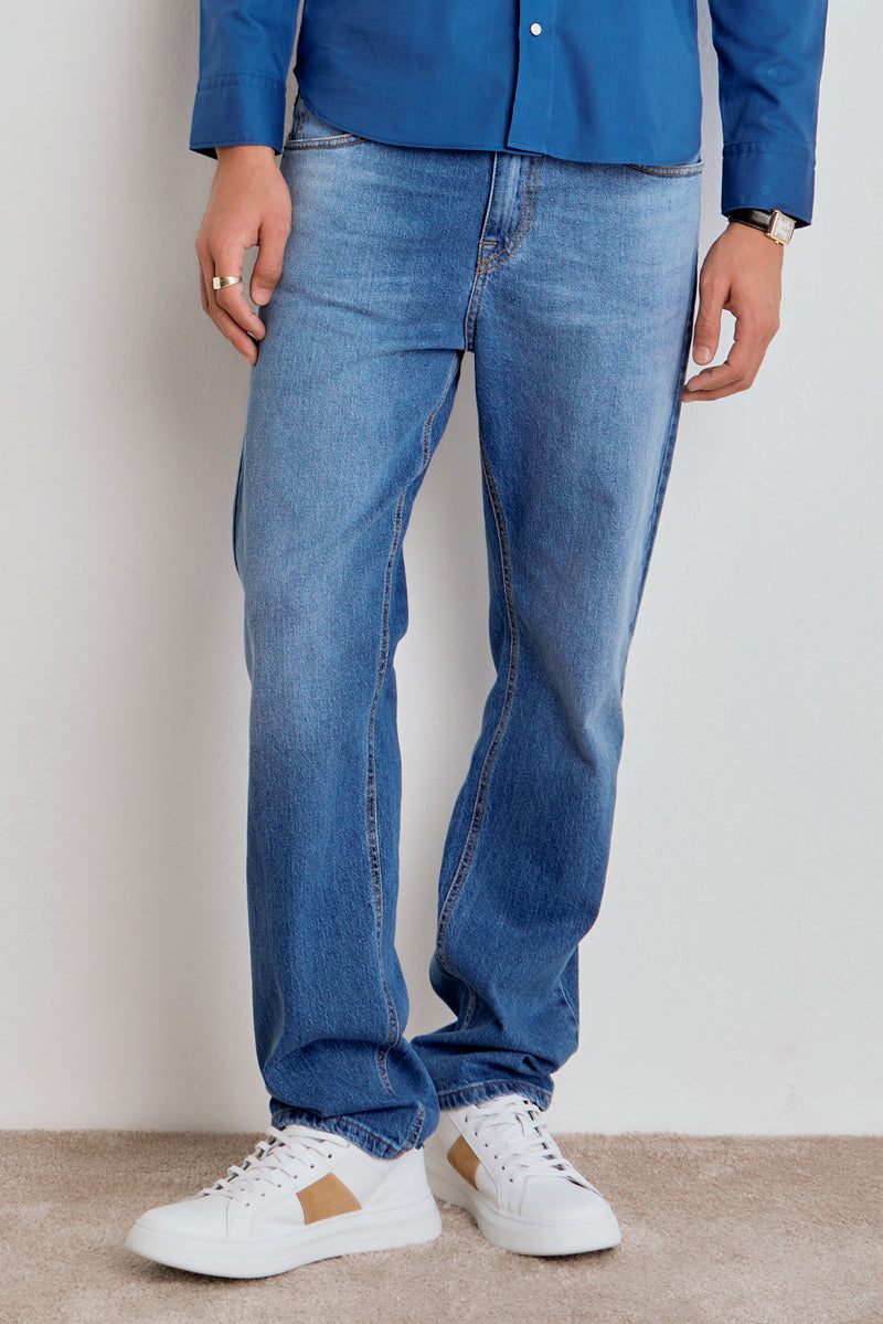 CALCA STRAIGHT JEANS MASC