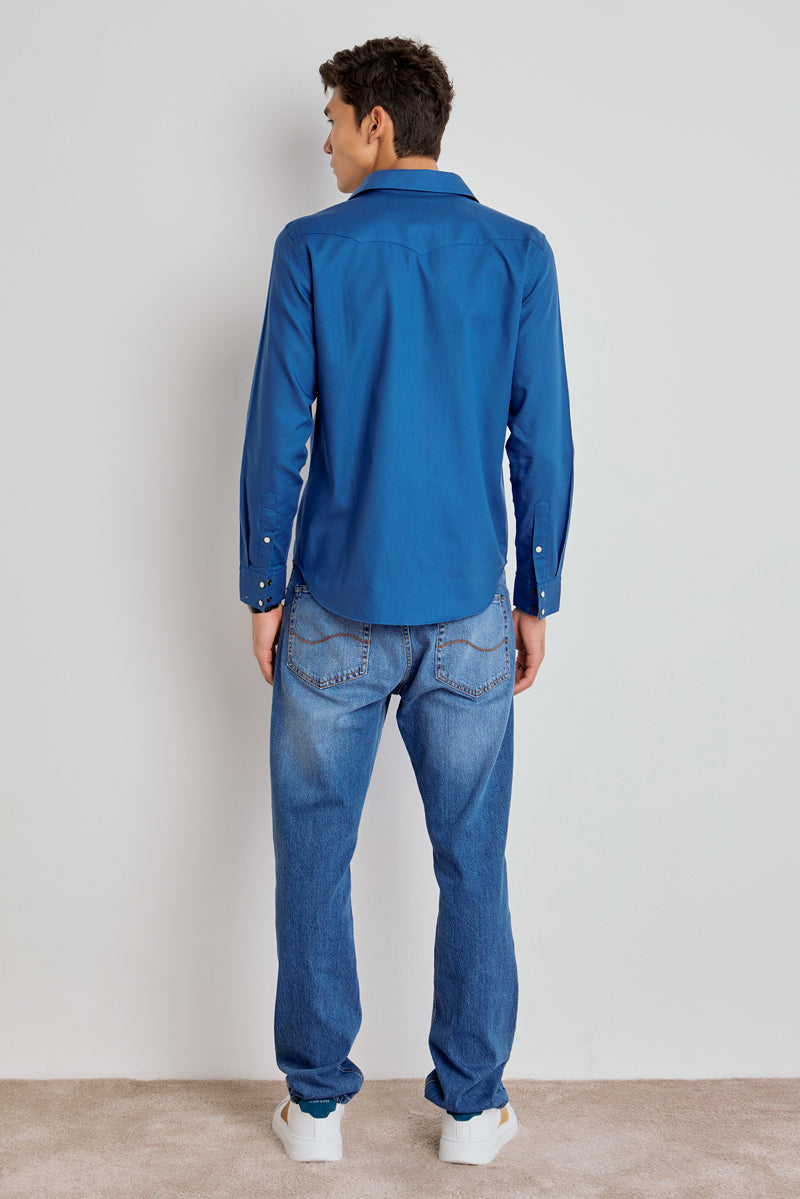 CALÇA JAKE MASCULINA STRAIGHT JEANS MÉDIO ESCURO