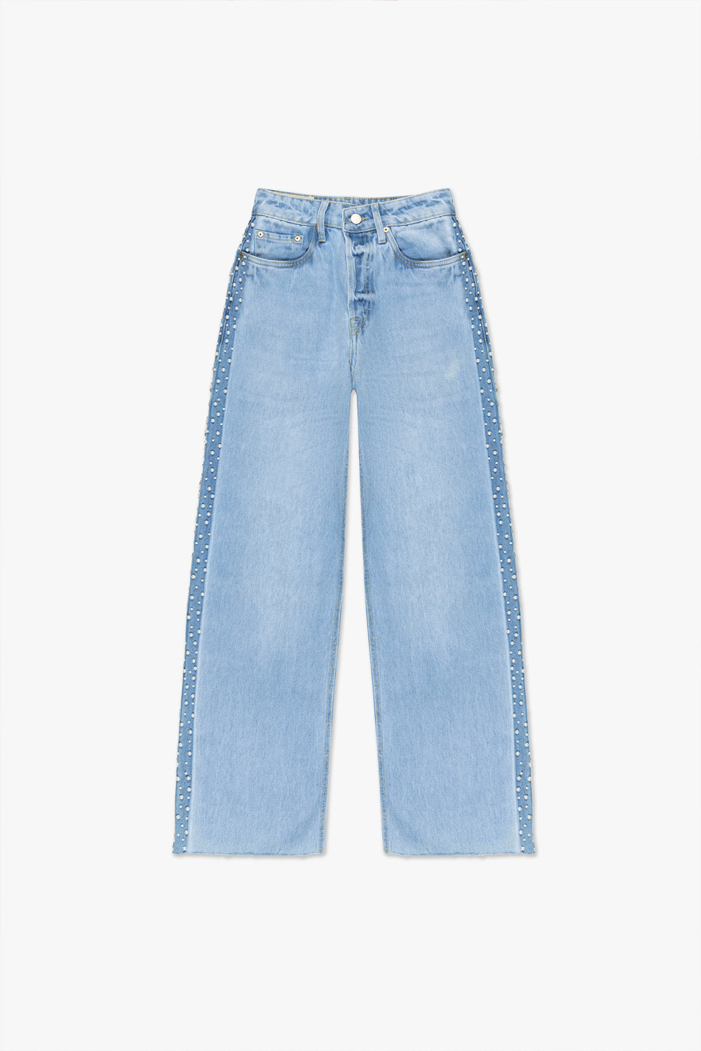 CALÇA BAGGY PEROLAS JEANS