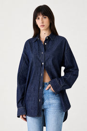 CAMISA JAMIE FEMININA JEANS ESCURO