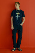 CALÇA JAKE MASCULINA STRAIGHT SARJA - PRETA