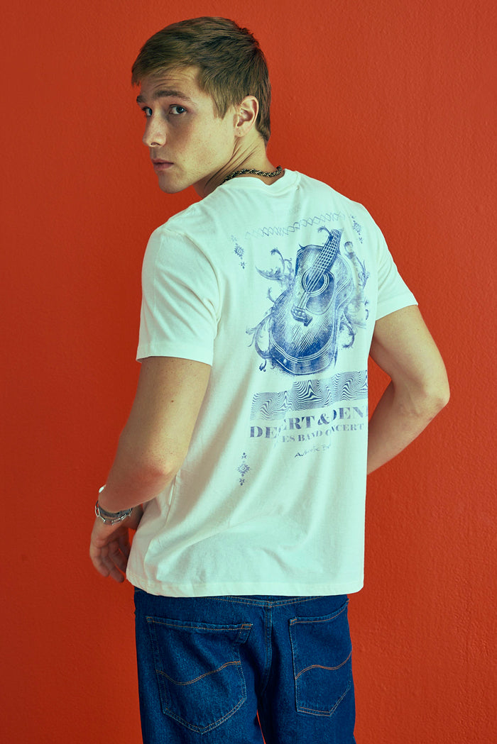 CAMISETA MASCULINA BLUES BAND