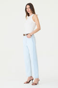 CALÇA MONICA FEMININA BARREL SLIM JEANS PATCH