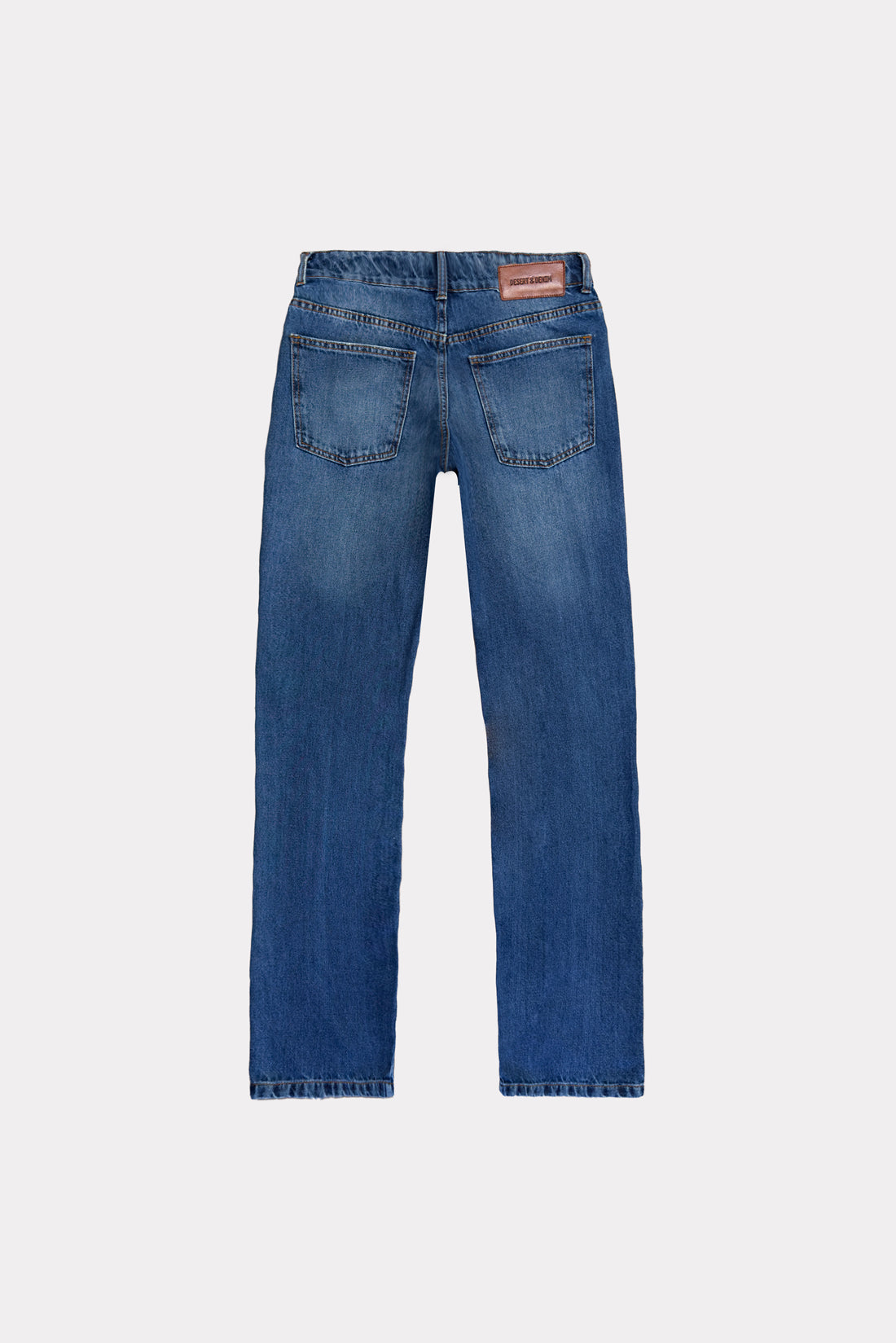 CALÇA CLAU FEMININA STRAIGHT FENDAS JEANS ESCURO