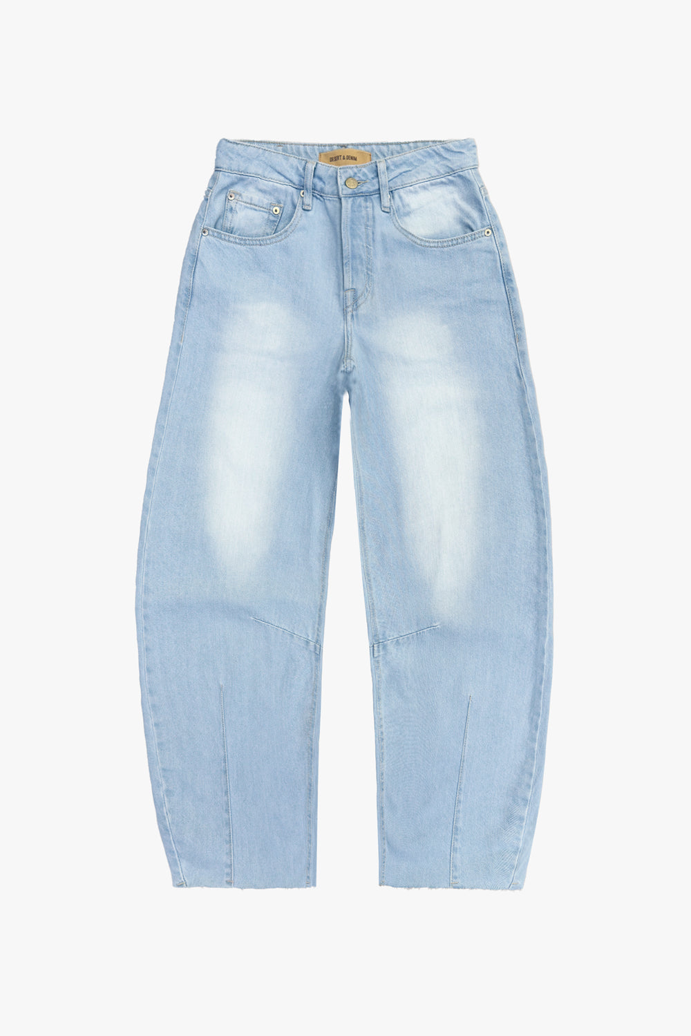 CALÇA MARIA FEMININA BARREL JEANS CLARO