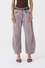 CALÇA MARIA FEMININA BARREL SARJA MARROM