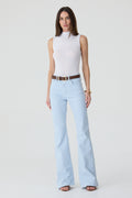 CALÇA LARISSA FEMININA BOOTCUT SARJA AZUL CLARO