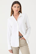 CAMISA FEMININA SLIM LUGO OFF WHITE