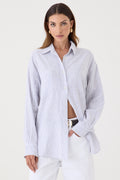 CAMISA FEMININA RELAXED LINEN LISTRADA