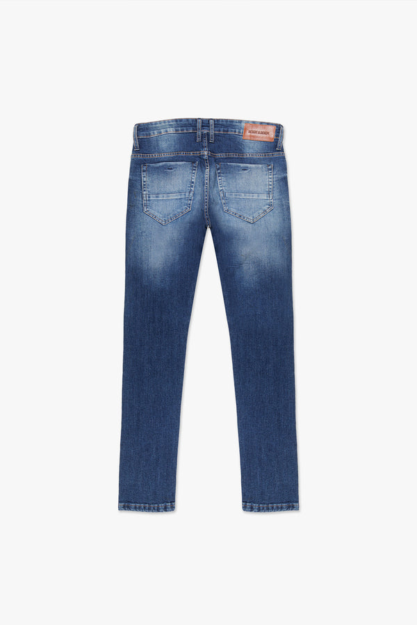 CALÇA SLIM JEANS ESCURO