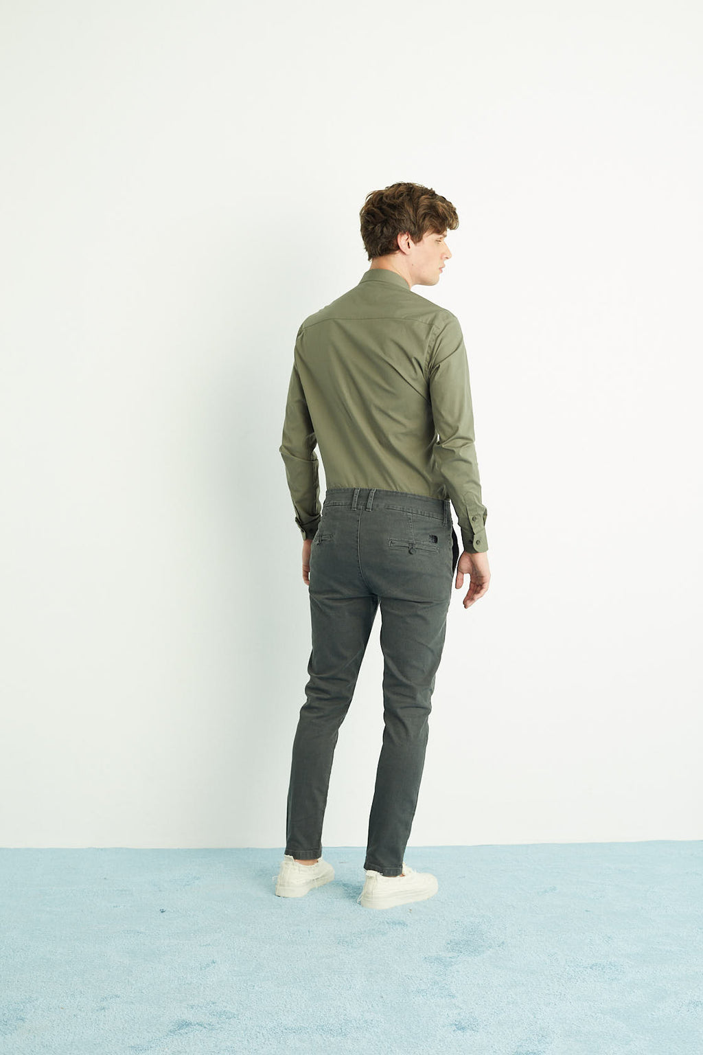 CAMISA MASCULINA VERDE MILITAR