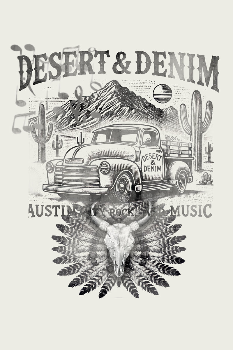 CAMISETA MASCULINA AUSTIN MUSIC