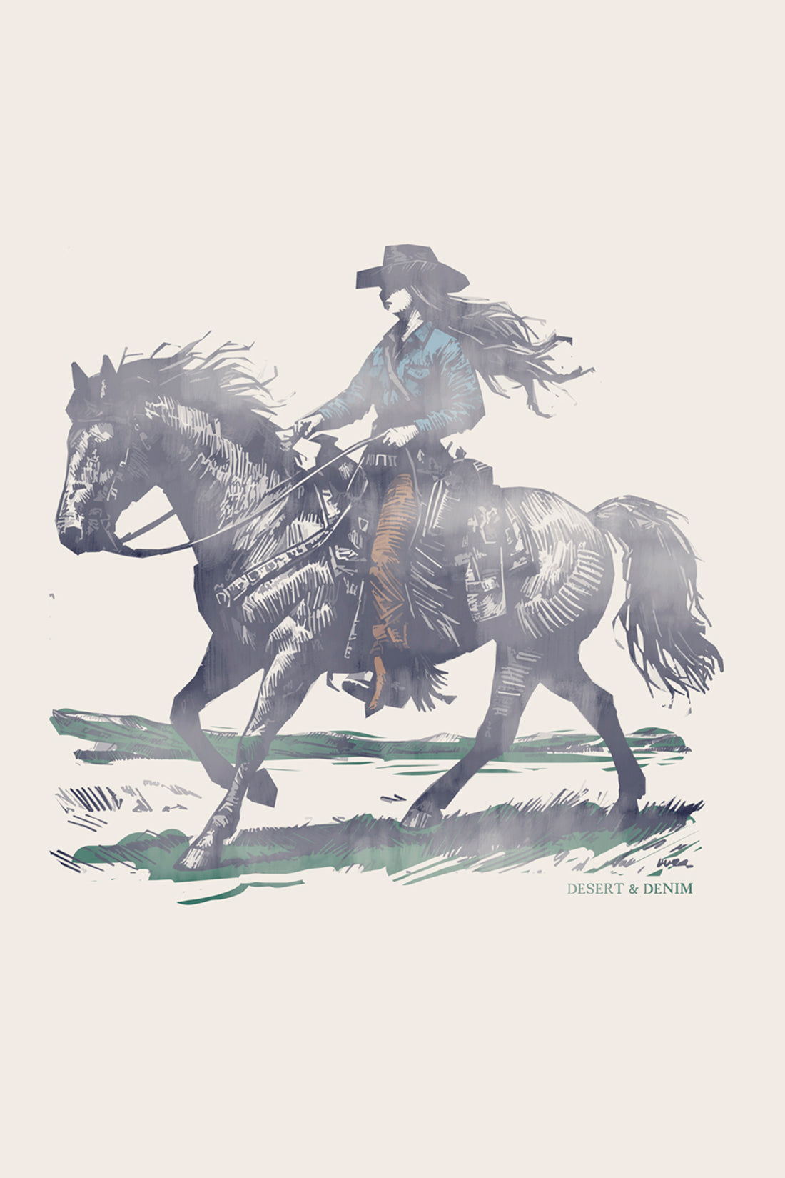 CAMISETA MASCULINA AUSTIN HORSE