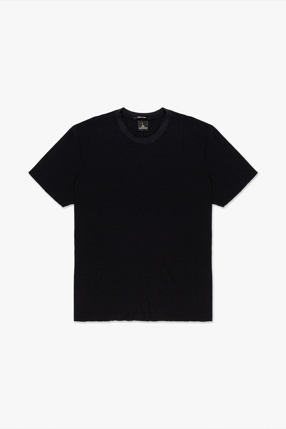 CAMISETA DETALHE COSTAS MASC - PRETO