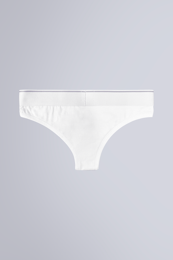 CALCINHA TANGA DESERT & DENIM - BRANCA
