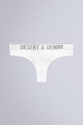 CALCINHA FIO DESERT & DENIM - BRANCO