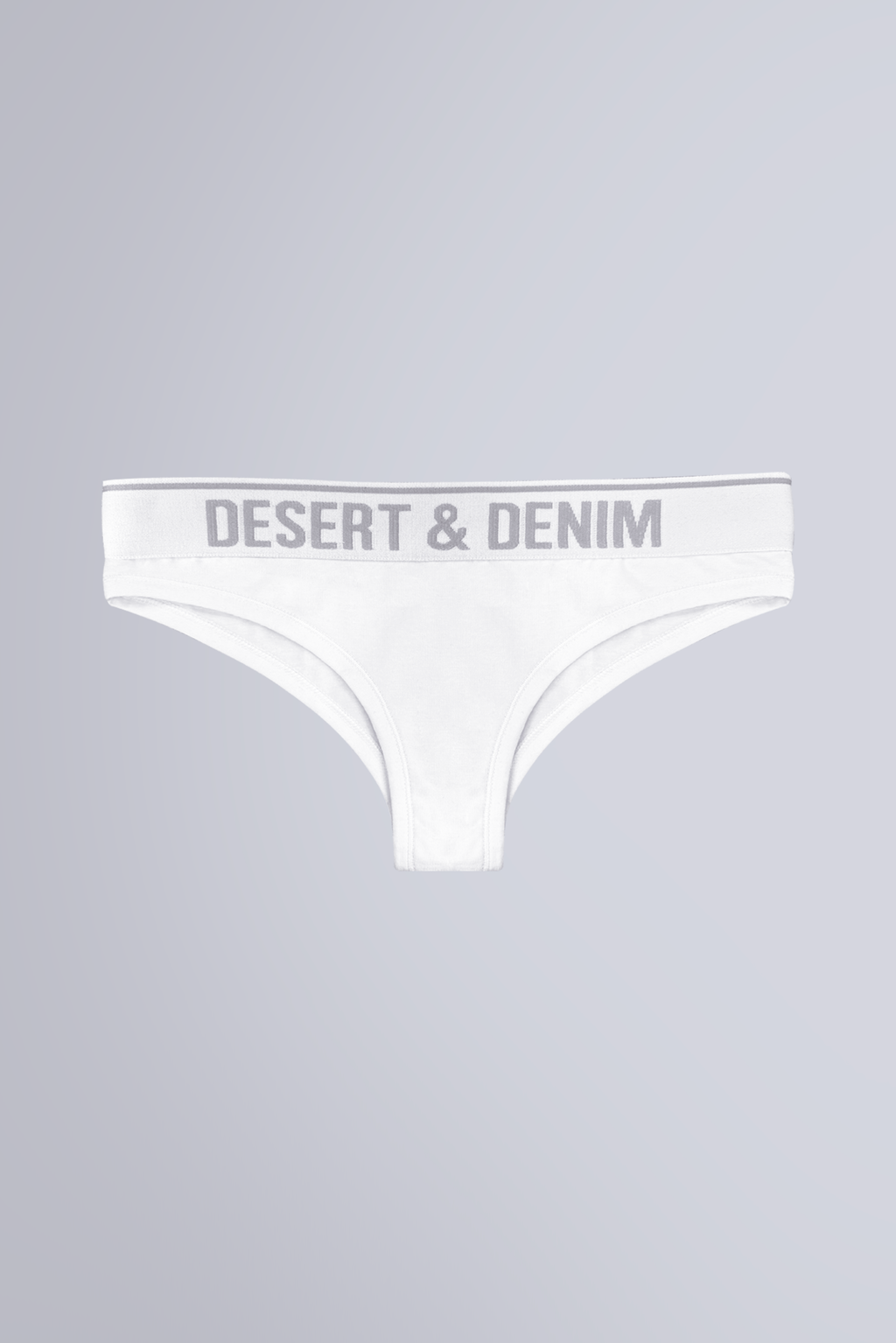 CALCINHA TANGA DESERT & DENIM - BRANCO