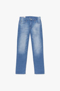 CALÇA THEO MASCULINA SLIM JEANS MÉDIO ESCURO