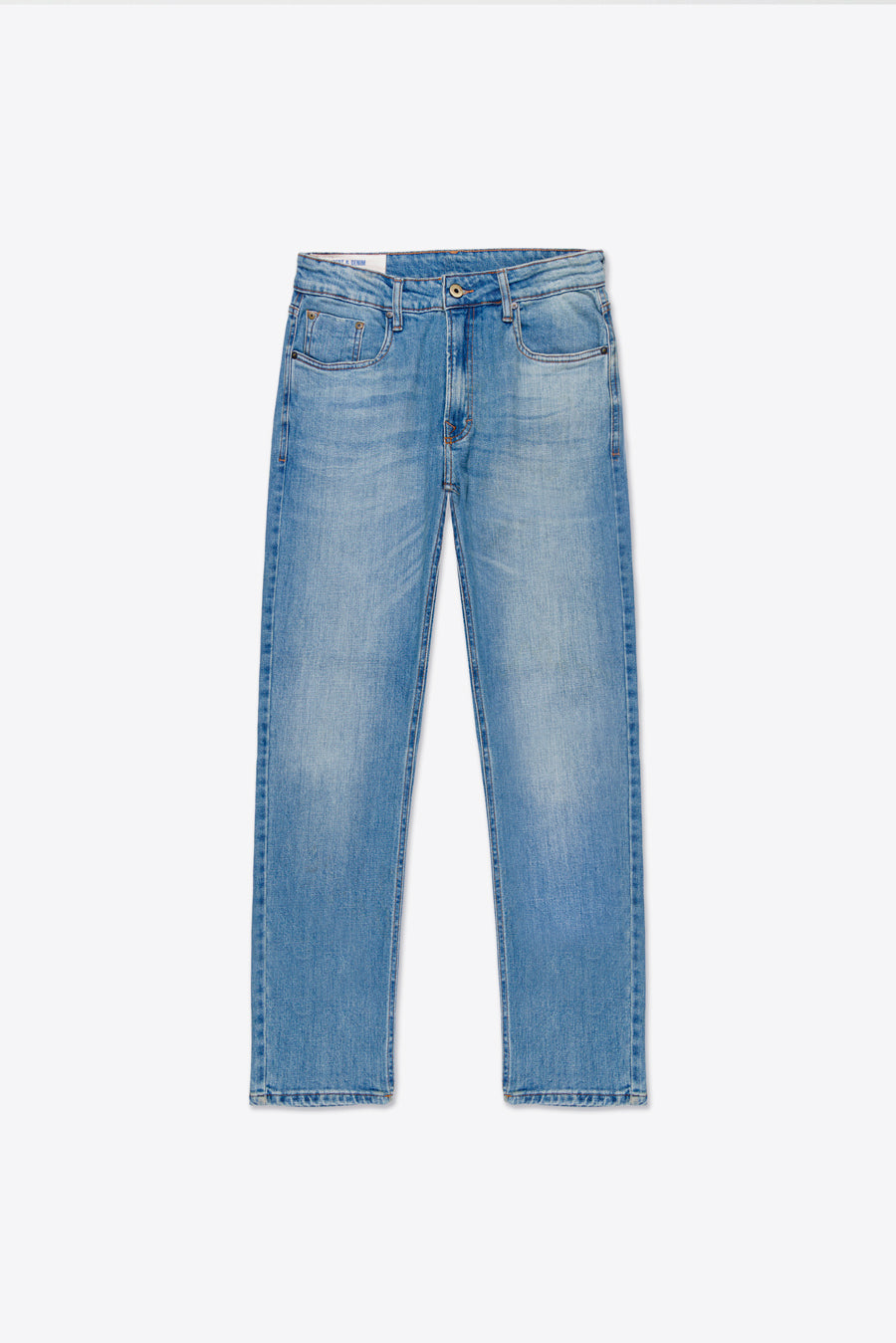 CALÇA THEO MASCULINA SLIM JEANS MÉDIO CLARO
