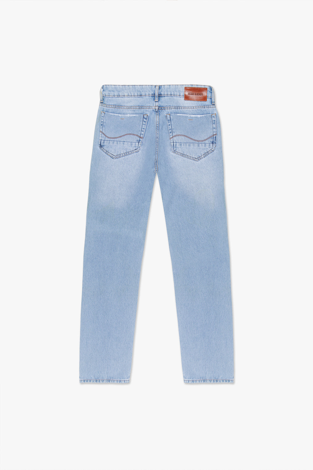 CALÇA STRAIGHT JEANS CLARO