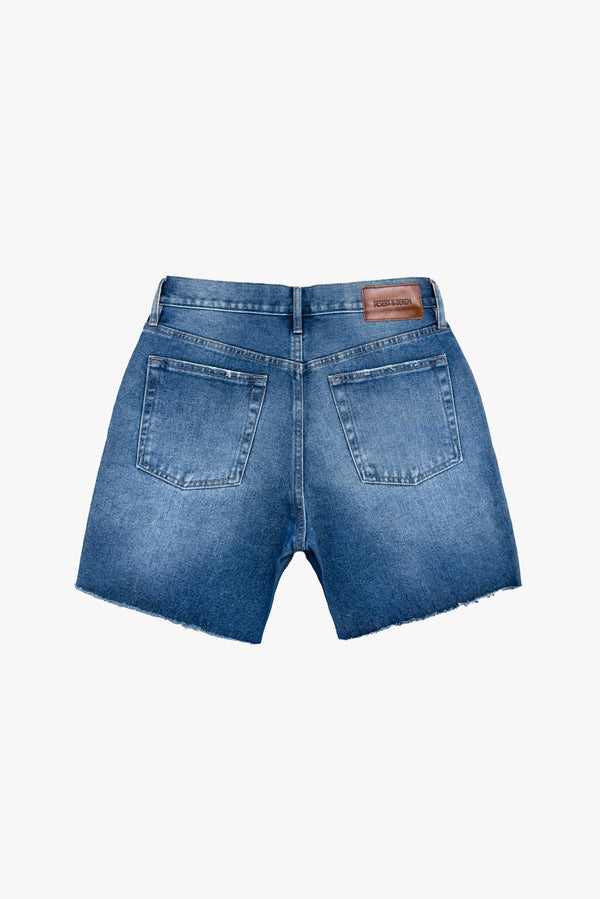 BERMUDA VALERIE FEMININA JEANS MÉDIO
