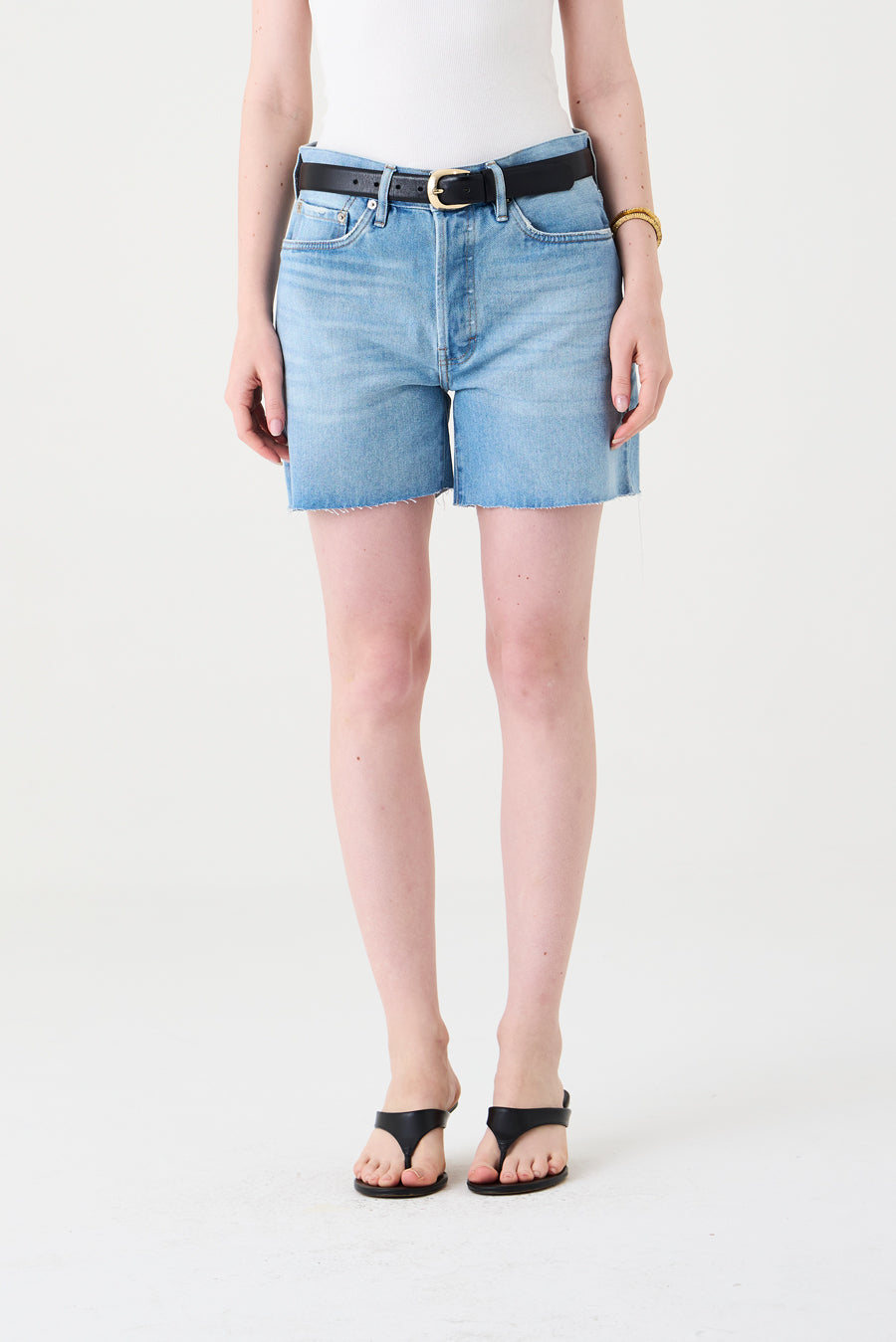 BERMUDA VALERIE FEMININA JEANS MÉDIO