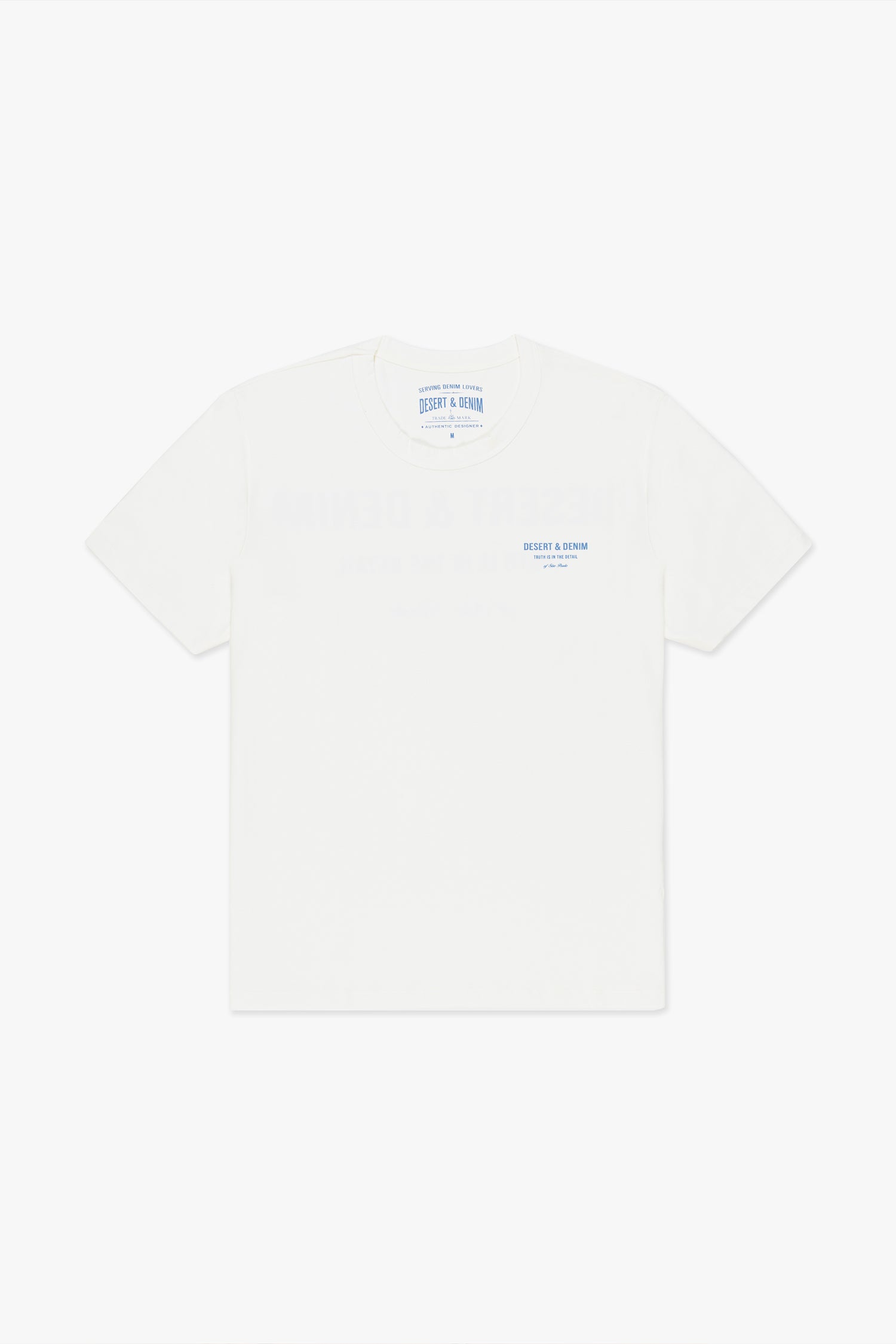 CAMISETA MASCULINA DESERT & DENIM MASC - BRANCO