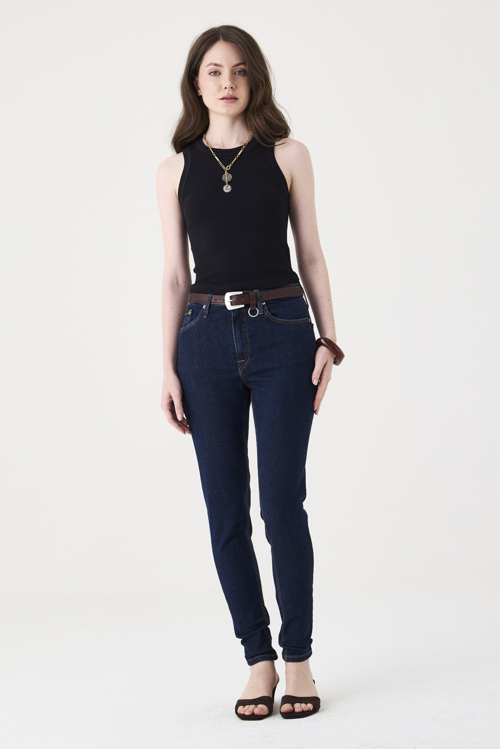 CALÇA SOFIE FEMININA SKINNY JEANS ESCURO