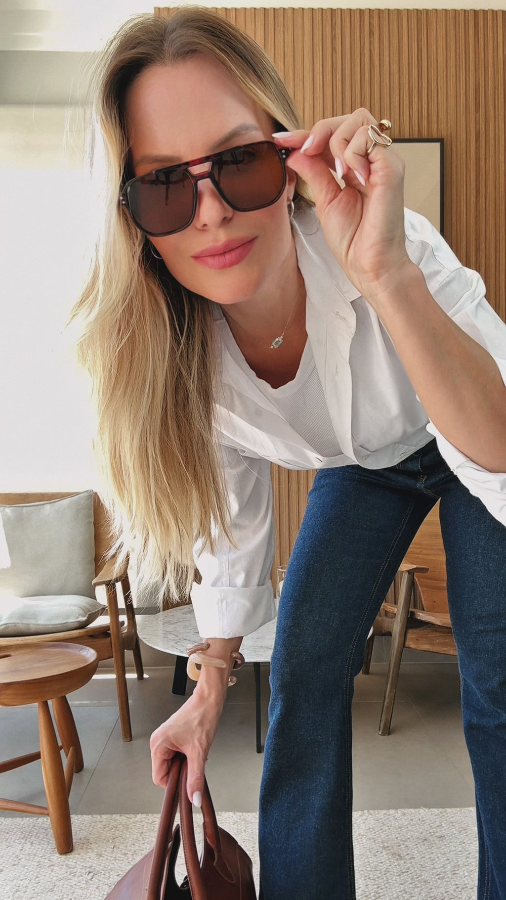 CALÇA LARISSA FEMININA BOOTCUT JEANS ESCURO